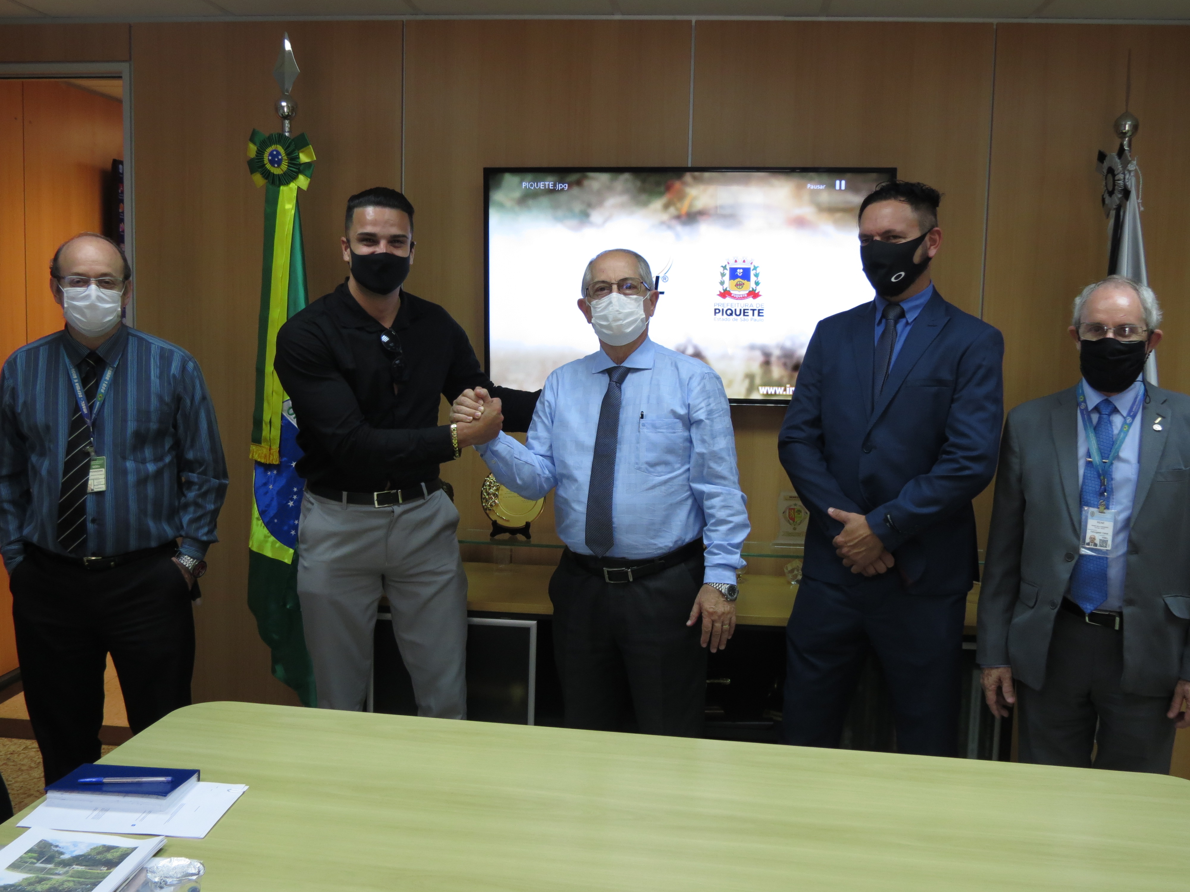 IMBEL® recebe a visita institucional do Prefeito de Piquete/SP