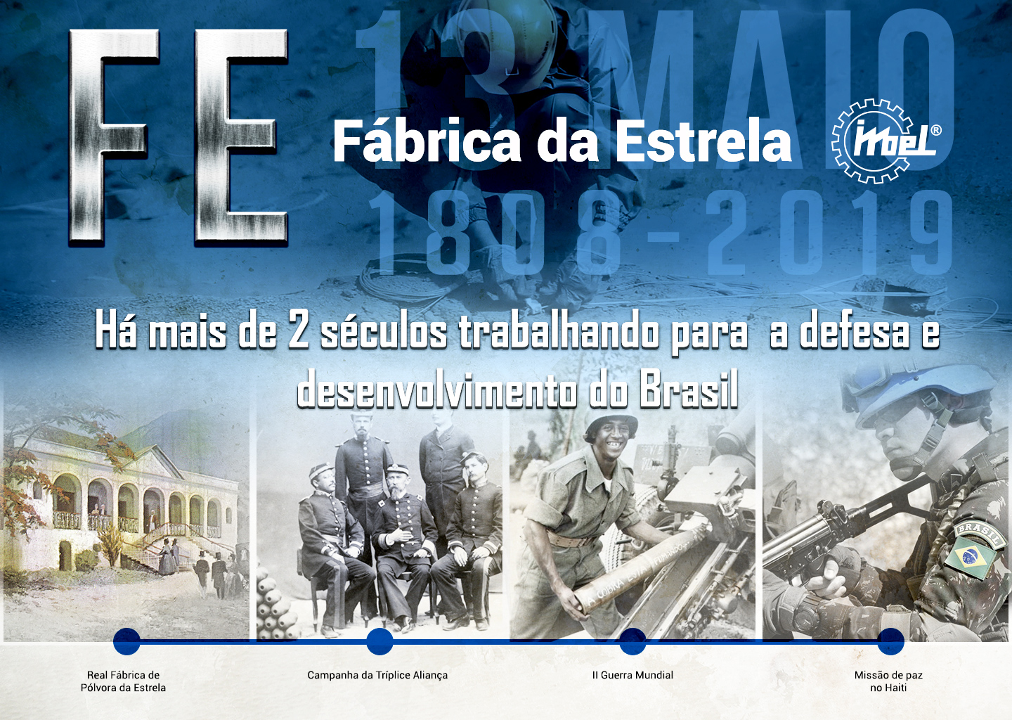 Homenagem da IMBEL ao 211º aniversário de criação da Fábrica da Estrela (FE)