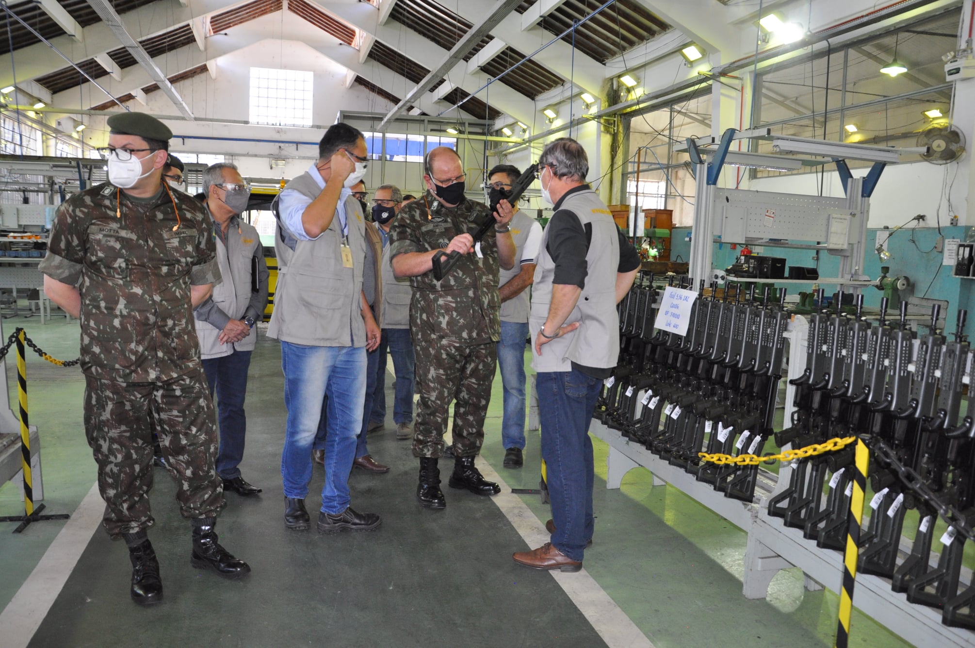 Novo Chefe do Departamento de Ciência e Tecnologia, também Presidente do Conselho de Administração da IMBEL®, visita a Fábrica de Itajubá