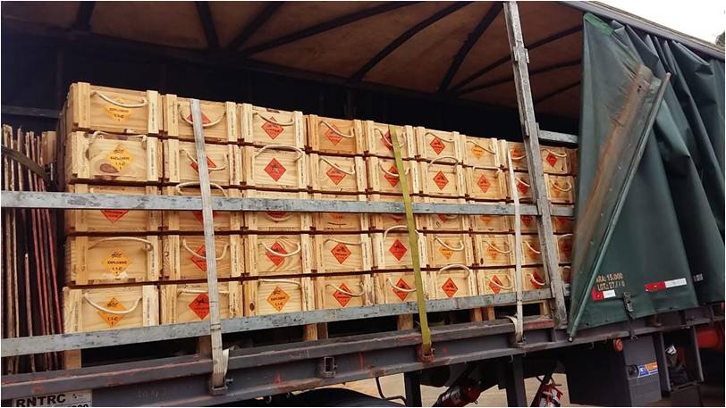 Fábrica de Juiz de Fora faz a entrega de lotes de munição para a Força Terrestre Brasileira