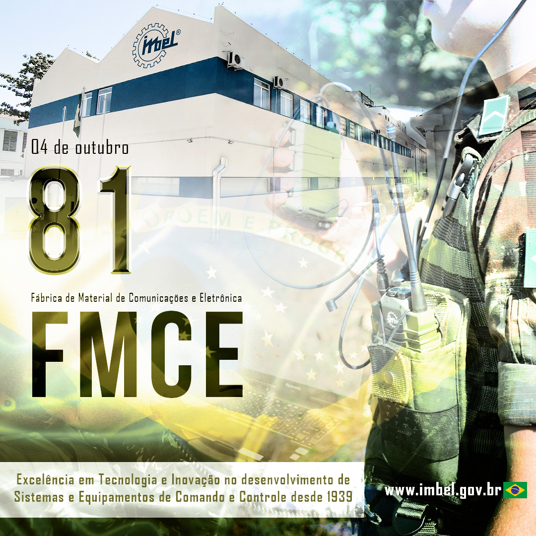 Homenagem da IMBEL ao 81º aniversário de criação da FMCE