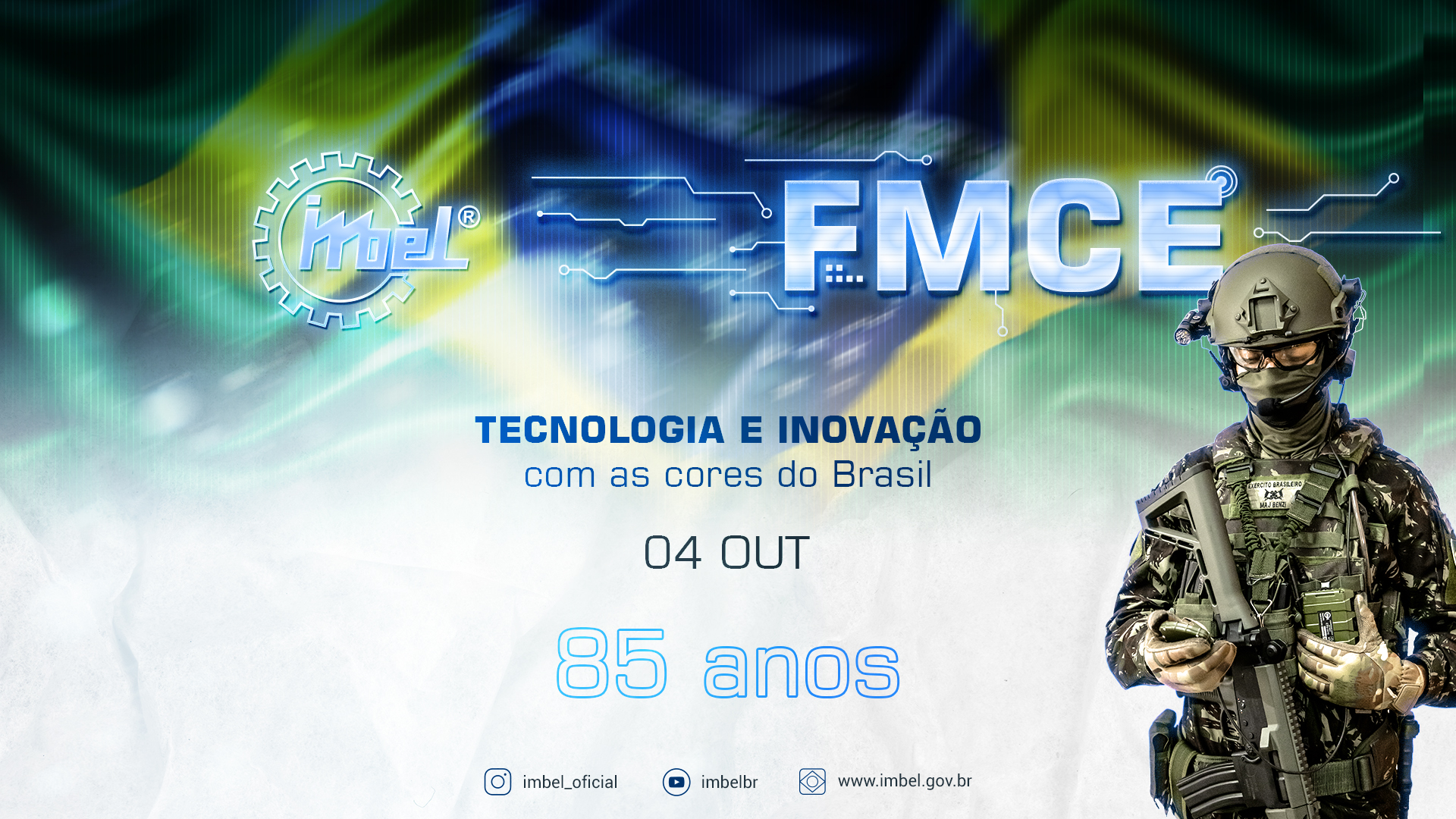Homenagem da IMBEL ao 85º aniversário de criação da FMCE